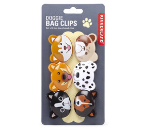Kikkerland Kikkerland - clips - doggie (set van 6)