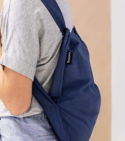 Notabag Notabag - opvouw(rug)tas - navy blue Notabag Notabag - opvouw(rug)tas - navy blue