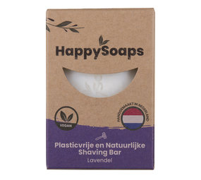 HappySoaps Happysoaps - shaving bar - lavendel HappySoaps Happysoaps - shaving bar - lavendel