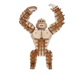 Kikkerland Kikkerland - 3d houten puzzel - gorilla