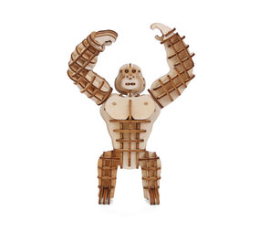 Kikkerland Kikkerland - 3d houten puzzel - gorilla Kikkerland Kikkerland - 3d houten puzzel - gorilla
