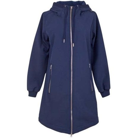 Danefae Danefae - danejane softshell regenjas - blauw Danefae Danefae - danejane softshell regenjas - blauw
