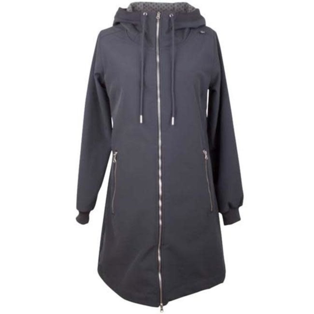 Danefae Danefae - danejane softshell regenjas - donkergrijs Danefae Danefae - danejane softshell regenjas - donkergrijs