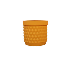Living by Colors Living by colors - silicone bloempot potts - amber Living by Colors Living by colors - silicone bloempot potts - amber