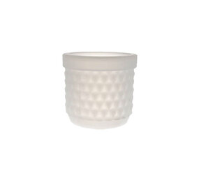 Living by Colors Living by colors - silicone bloempot potts - white transparent