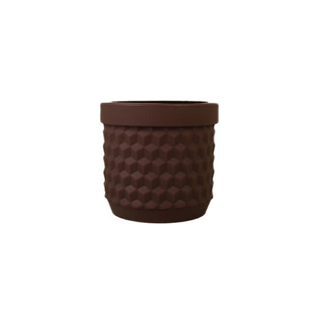 Living by Colors Living by colors - silicone bloempot potts - brown
