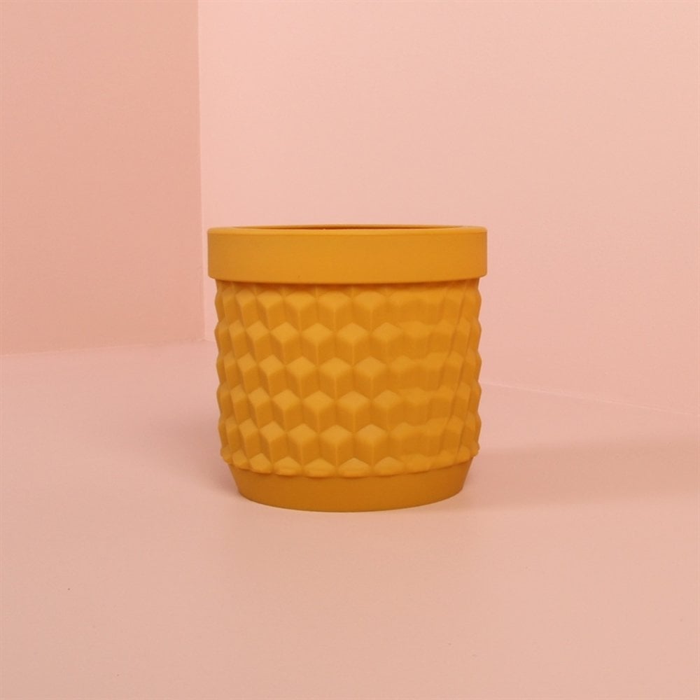 Living by Colors Living by colors - silicone bloempot potts - amber Living by Colors Living by colors - silicone bloempot potts - amber