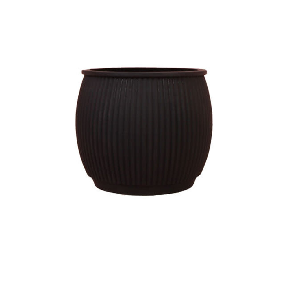 Living by Colors Living by colors - silicone bloempot chubby - black Living by Colors Living by colors - silicone bloempot chubby - black
