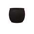 Living by colors - silicone bloempot chubby - black Living by colors - silicone bloempot chubby - black