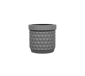 Living by Colors Living by colors - silicone bloempot potts - dark grey Living by Colors Living by colors - silicone bloempot potts - dark grey