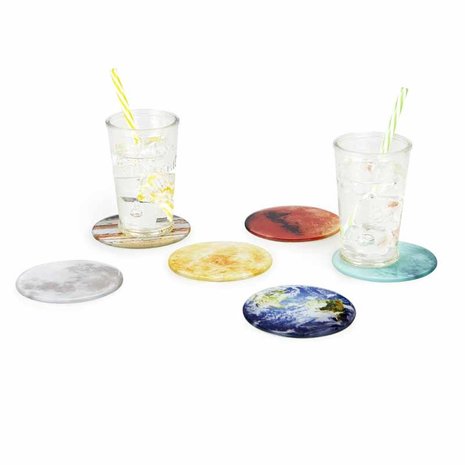 Balvi Balvi - onderzetters - planeten (set van 6) Balvi Balvi - onderzetters - planeten (set van 6)