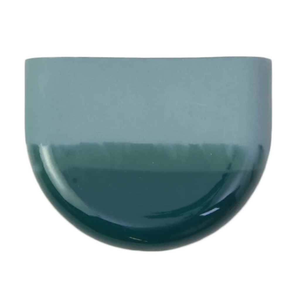 Studio Harm en Elke Studio Harm en Elke - dip wall vase half round - ocean 062