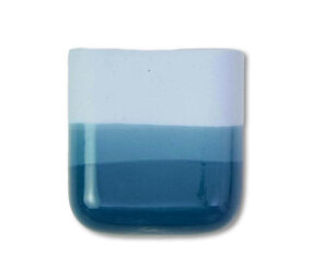 Studio Harm en Elke Studio Harm en Elke - dip wall vase short - blue 065