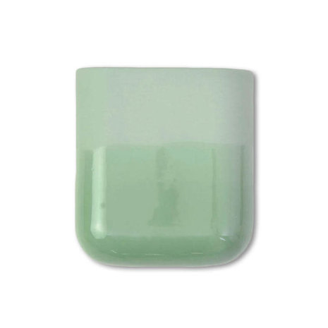 Studio Harm en Elke Studio Harm en Elke - dip wall vase short - green 071