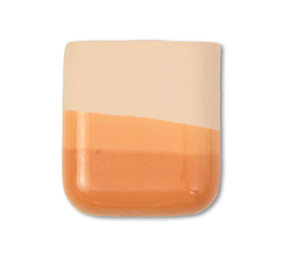 Studio Harm en Elke Studio Harm en Elke - dip wall vase short - orange 054