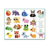 Djeco Djeco - grote stickers - babydieren