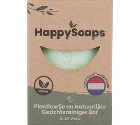 HappySoaps Happysoaps - gezichtsreiniger - aloe vera - 70 gram
