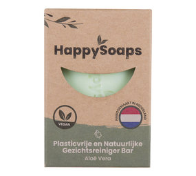HappySoaps Happysoaps - gezichtsreiniger - aloe vera - 70 gram HappySoaps Happysoaps - gezichtsreiniger - aloe vera - 70 gram