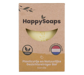 HappySoaps Happysoaps - gezichtsreiniger - kamille - 70 gram HappySoaps Happysoaps - gezichtsreiniger - kamille - 70 gram