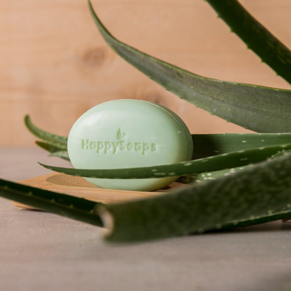 HappySoaps Happysoaps - gezichtsreiniger - aloe vera - 70 gram