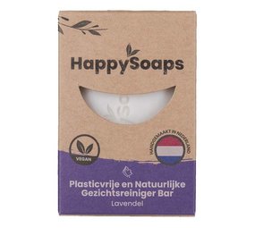 HappySoaps Happysoaps - gezichtsreiniger - lavendel - 70 gram HappySoaps Happysoaps - gezichtsreiniger - lavendel - 70 gram