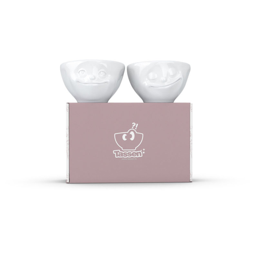 Tassen Tassen - kommen 100 ml - dromerig & gelukkig (set nr. 2) Tassen Tassen - kommen 100 ml - dromerig & gelukkig (set nr. 2)