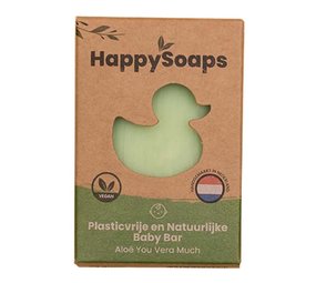 HappySoaps Happysoaps - baby shampoo & body wash bar - aloe you vera much HappySoaps Happysoaps - baby shampoo & body wash bar - aloe you vera much