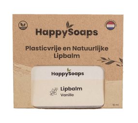 HappySoaps Happysoaps - natuurlijke lipbalm - vanille HappySoaps Happysoaps - natuurlijke lipbalm - vanille