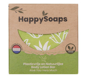 HappySoaps Happysoaps - body lotion bar - aloe you vera much HappySoaps Happysoaps - body lotion bar - aloe you vera much