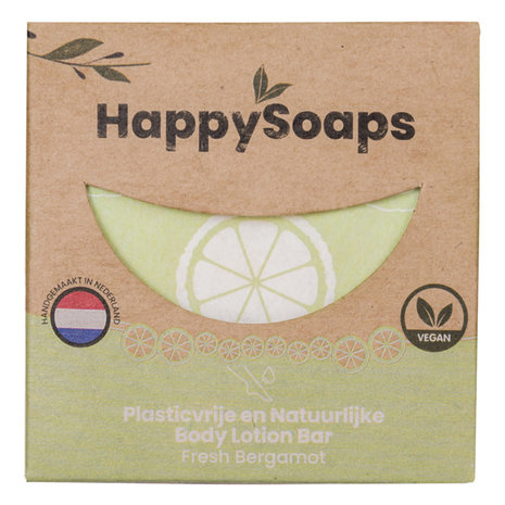 HappySoaps Happysoaps - body lotion bar - fresh bergamot HappySoaps Happysoaps - body lotion bar - fresh bergamot