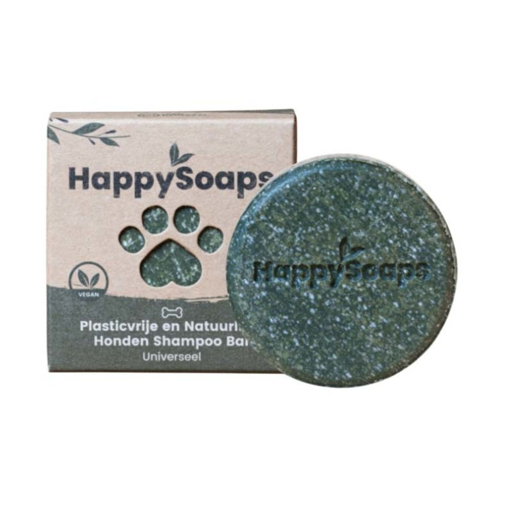 HappySoaps Happysoaps - shampoo bar - hond universeel (70g)