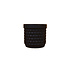Living by colors - silicone bloempot potts - black Living by colors - silicone bloempot potts - black