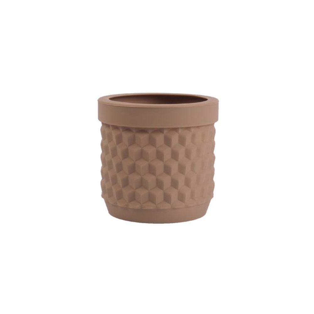 Living by Colors Living by colors - silicone bloempot potts - sand Living by Colors Living by colors - silicone bloempot potts - sand