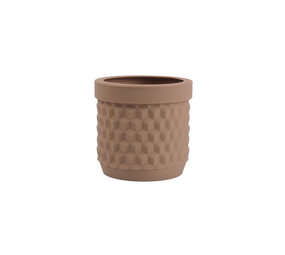 Living by Colors Living by colors - silicone bloempot potts - sand Living by Colors Living by colors - silicone bloempot potts - sand