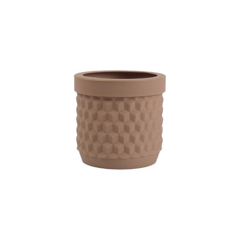 Living by Colors Living by colors - silicone bloempot potts - sand Living by Colors Living by colors - silicone bloempot potts - sand