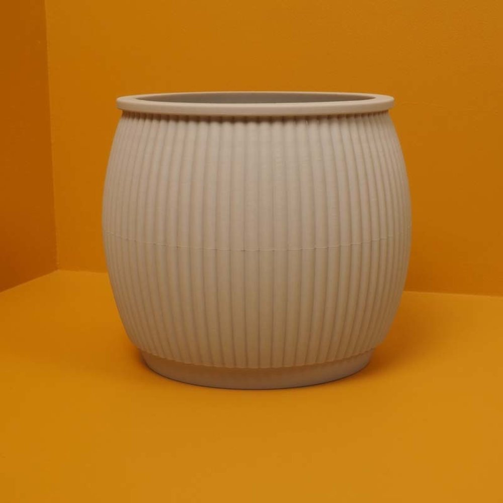 Living by Colors Living by colors - silicone bloempot chubby - off white