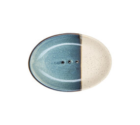 Tranquillo Tranquillo - zeepbakje - rustic blauw/wit