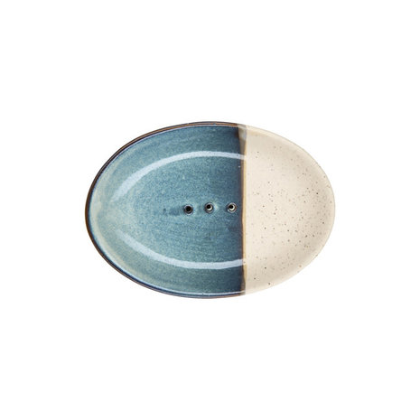 Tranquillo Tranquillo - zeepbakje - rustic blauw/wit