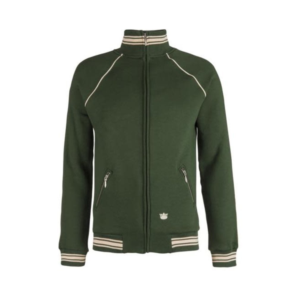 King Louie jacket raglan heavy sweat forest green Hoge Ramen