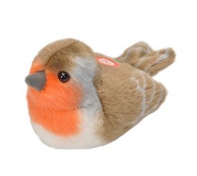 Wild republic Wild republic - vogel met geluid - roodborst Wild republic Wild republic - vogel met geluid - roodborst