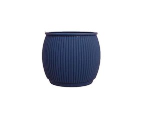 Living by Colors Living by colors - silicone bloempot chubby - navy blue Living by Colors Living by colors - silicone bloempot chubby - navy blue