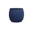 Living by colors - silicone bloempot chubby - navy blue Living by colors - silicone bloempot chubby - navy blue