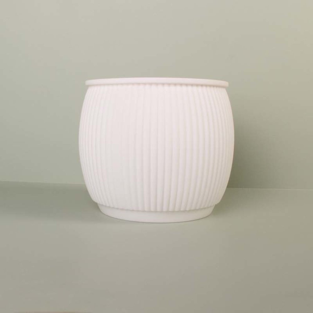 Living by Colors Living by colors - silicone plantenpot chubby - white