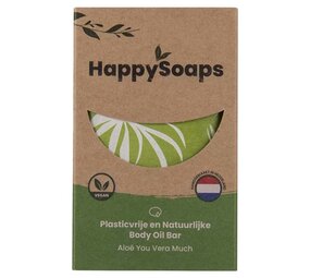 HappySoaps Happysoaps - natuurlijke body oil bar - aloë you vera much