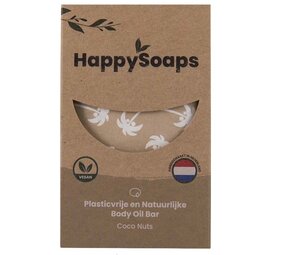 HappySoaps Happysoaps - natuurlijke body oil bar - coco nuts (70g)