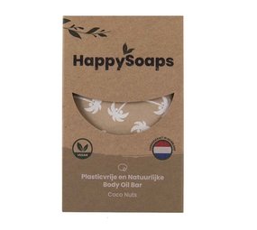 HappySoaps Happysoaps - natuurlijke body oil bar - coco nuts (70g) HappySoaps Happysoaps - natuurlijke body oil bar - coco nuts (70g)