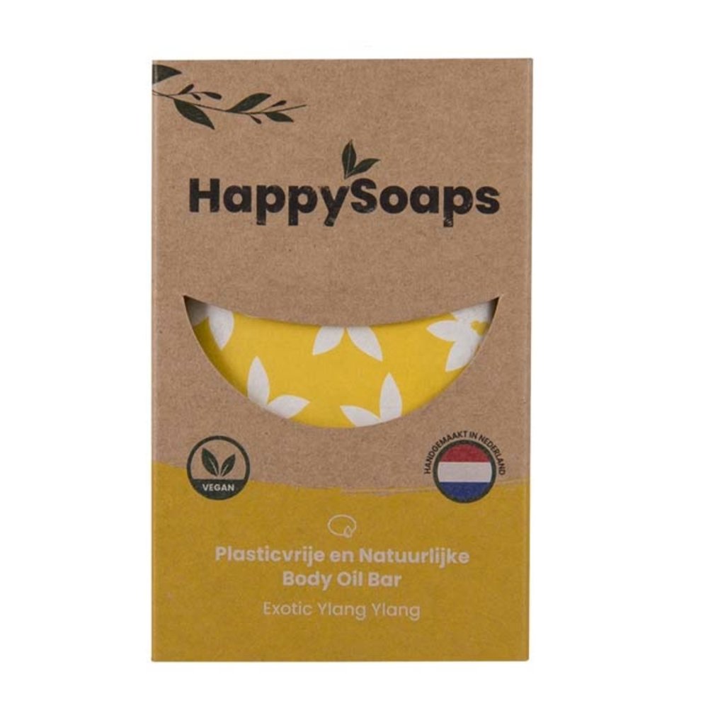HappySoaps Happysoaps - natuurlijke body oil bar - ylang ylang (70g)