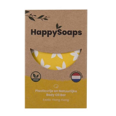 HappySoaps Happysoaps - natuurlijke body oil bar - ylang ylang (70g)