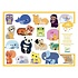 Djeco - grote stickers - moeder & baby