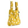 Notabag Notabag - opvouwrugtas - dots golden Notabag Notabag - opvouwrugtas - dots golden